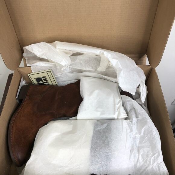 NEW Frye Shirley Brown Over The Knee (OTK) Leather Riding Boots Women's 6.5M - Picture 3 of 5